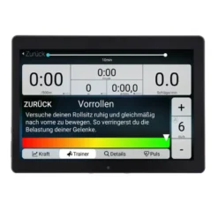 Rameur compact pour exercice d'aviron à domicile - Écran LCD tactile