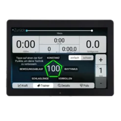 Rameur compact pour exercice d'aviron à domicile - Écran LCD tactile
