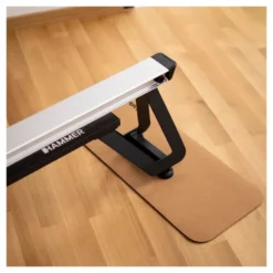 Rameur de cardio éco-conçu et pliable avec rail de 117 cm et 20 programmes de formation - 16 niveaux d'intensité
