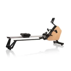 Rameur de cardio éco-conçu et pliable avec rail de 117 cm et 20 programmes de formation - 16 niveaux d'intensité