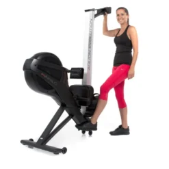 Rameur de cardio silencieux et pliable avec multiples programmes de formation - Aquon Evolution