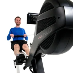 Rameur de cardio silencieux et pliable avec multiples programmes de formation - Aquon Evolution