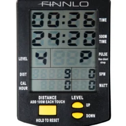 Rameur de cardio-training avec technologie hydroélectrique - Résistance réglable