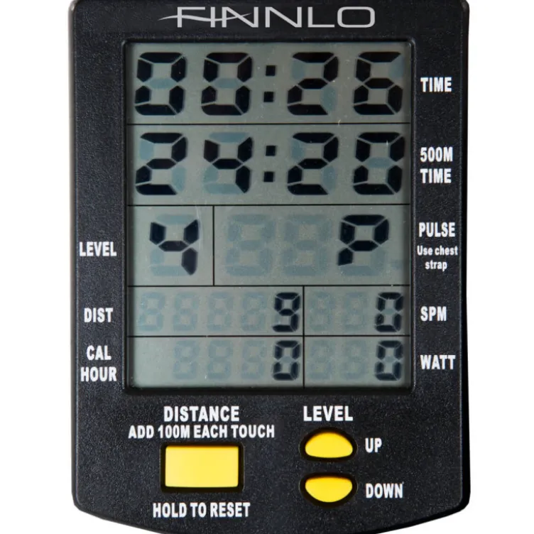 Rameur de cardio-training avec technologie hydroélectrique - Résistance réglable