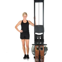 Rameur de cardio-training avec technologie hydroélectrique - Résistance réglable