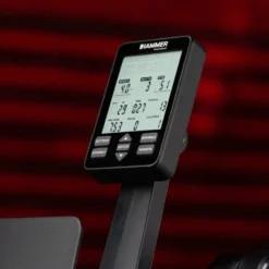 Rameur de compétition SpeedRow à résistance à air et entraînement par chaîne type Concept2 pour Hyrox et cardio intense