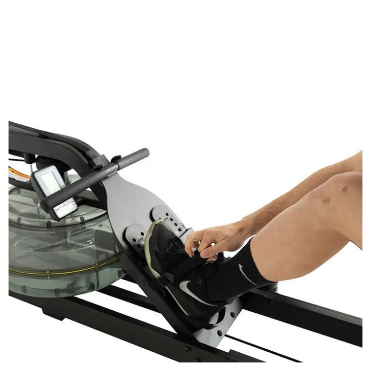 Rameur à eau Acqua Rower Titanium Strength pour séances de cardio intenses - Système à 3 pales