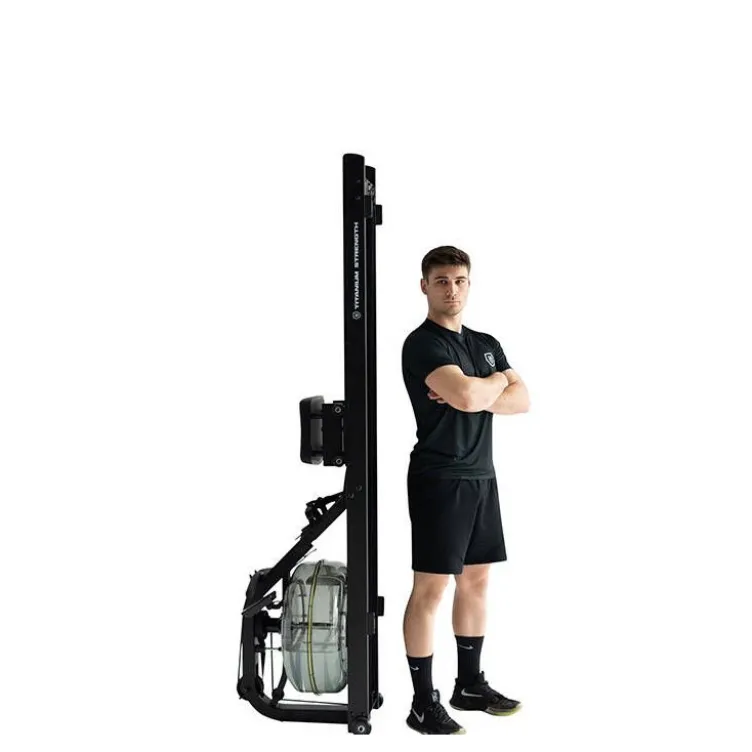 Rameur à eau Acqua Rower Titanium Strength pour séances de cardio intenses - Système à 3 pales