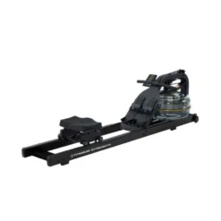 Rameur à eau avec système de recul actif pour trainings en homegym - Roues de transport