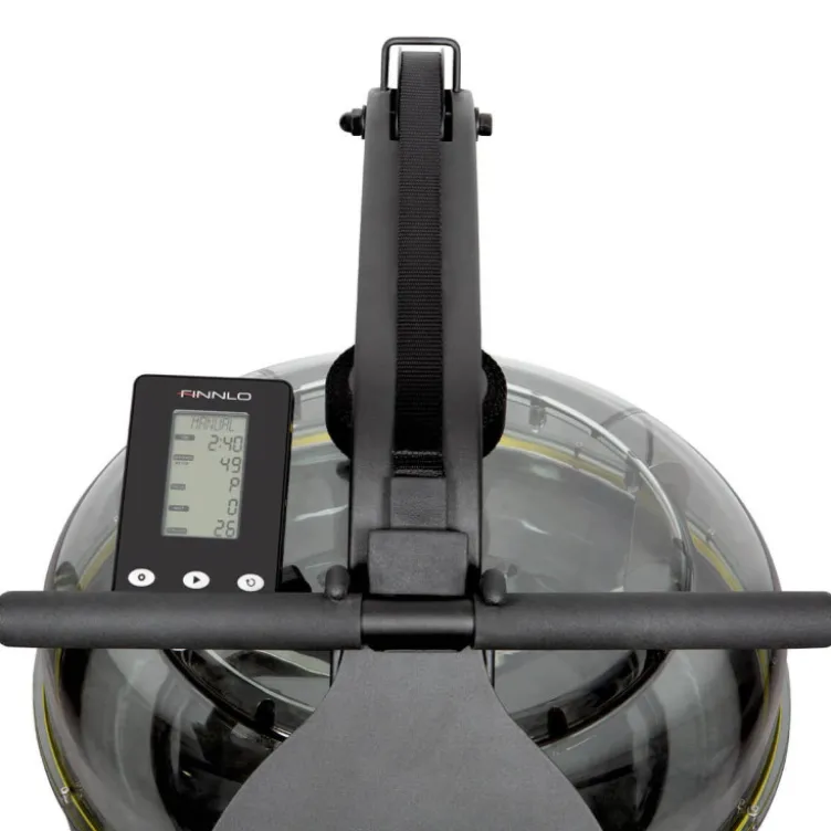Rameur à eau haut de gamme pour training de cardio avec écran LCD - Pliable