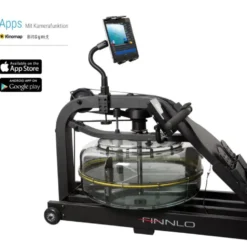 Rameur à eau haut de gamme pour training de cardio avec écran LCD - Pliable