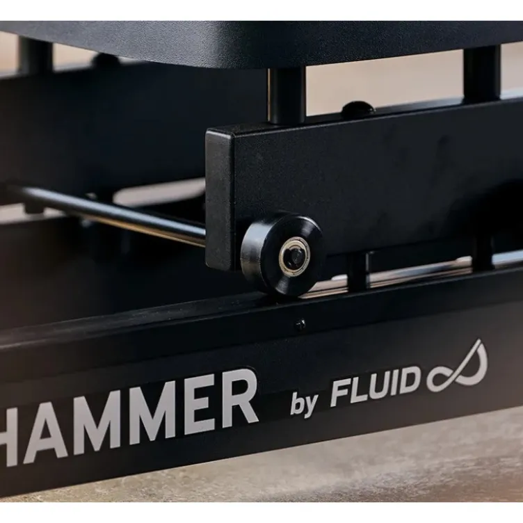 Rameur à eau 17 Litres RowFlow 10.0 avec 4 niveaux de résistance - Rameur à résistance hydraulique compact avec écran inclinable
