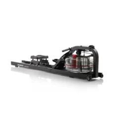 Rameur à eau 17 Litres RowFlow 10.0 avec 4 niveaux de résistance - Rameur à résistance hydraulique compact avec écran inclinable