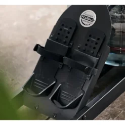 Rameur à eau 17 Litres RowFlow 10.0 avec 4 niveaux de résistance - Rameur à résistance hydraulique compact avec écran inclinable