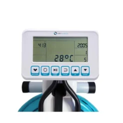Rameur à eau pliable avec écran de bord LCD complet