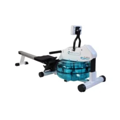 Rameur à eau pliable avec écran de bord LCD complet