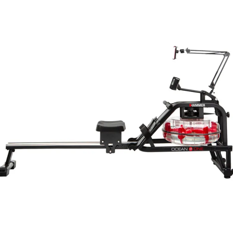 Rameur à eau pliable avec fonctionnement par batterie - Aviron training