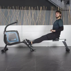 Rameur électromagnétique InCondi RW600 professionnel pour exercice d'aviron connecté bluetooth - Roues de transport