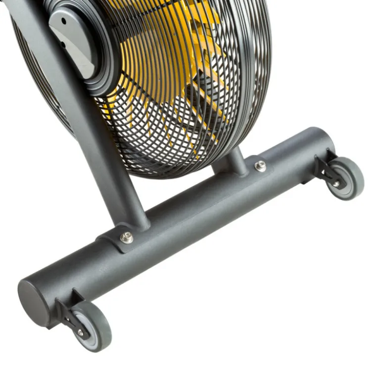 Rameur électronique professionnel avec long rail de 124 cm et système de freinage magnétique - Roues transport