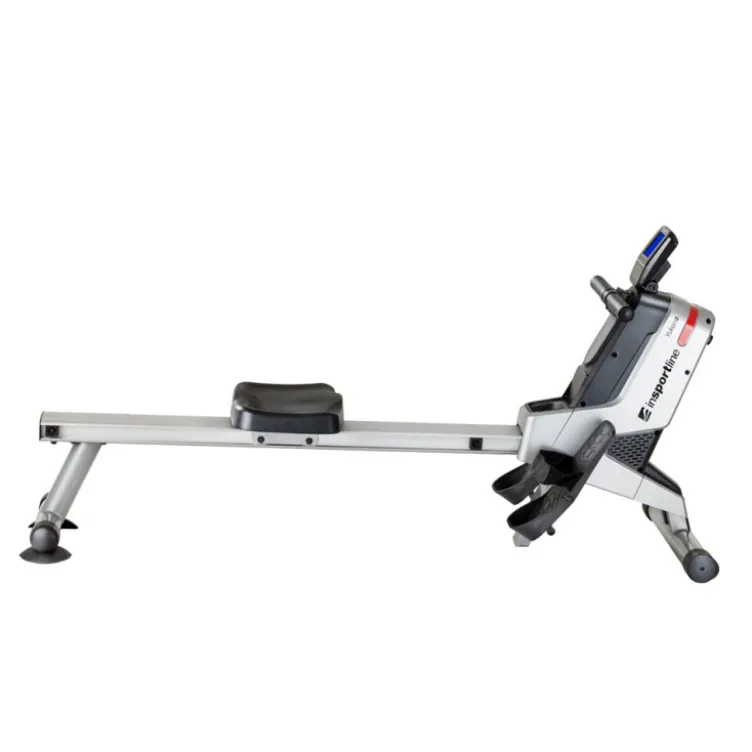 Rameur électronique Yukona avec 16 modes de résistance et volant d'inertie de 2 kg - Rails de 94 cm