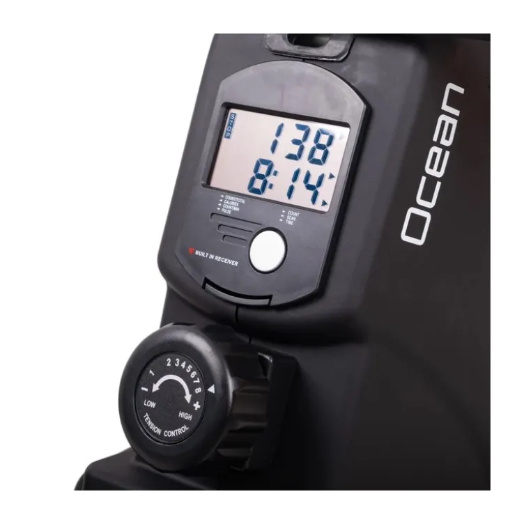 Rameur magnétique OCEAN 8 niveaux de résistance avec écran LCD