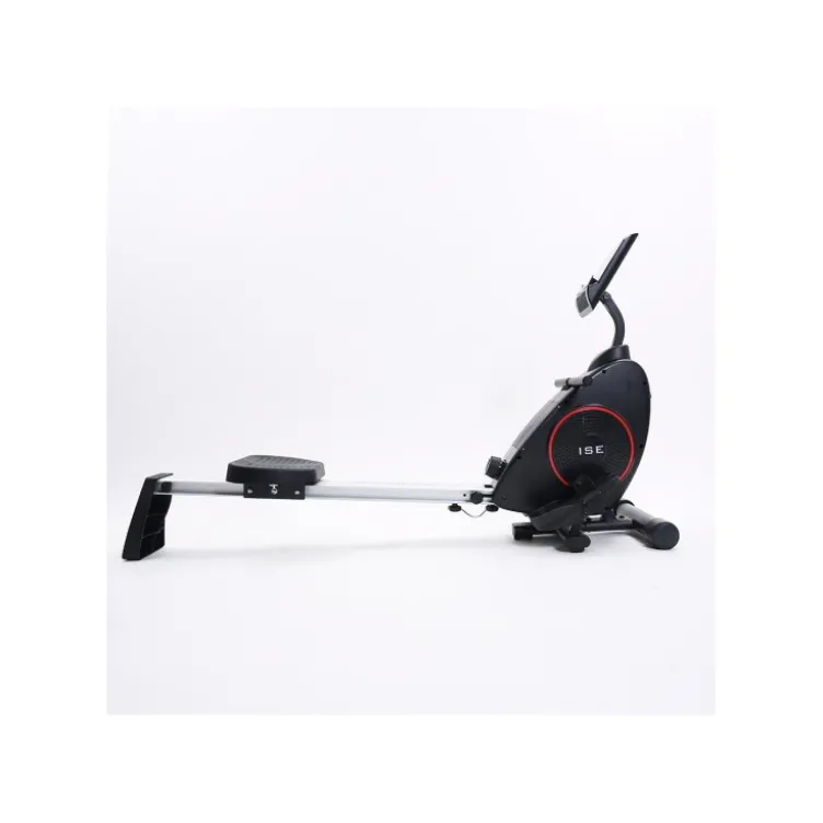Rameur magnétique pour home-gym pliable avec ordinateur 8 niveaux de résistance
