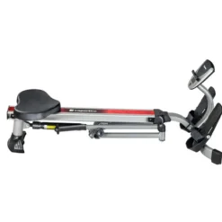 Rameur à piston Hydraulique Power Master X avec siège rembourré ultra confortable - 12 modes de résistance