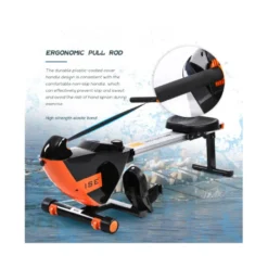 Rameur pliable résistance magnétique avec écran LCD 8 niveaux de résistance
