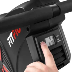 Rameur pliant 8 niveaux de résistance à air avec ordinateur écran LCD