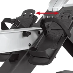Rameur pour homegym compact avec écran LCD - Conception confortable
