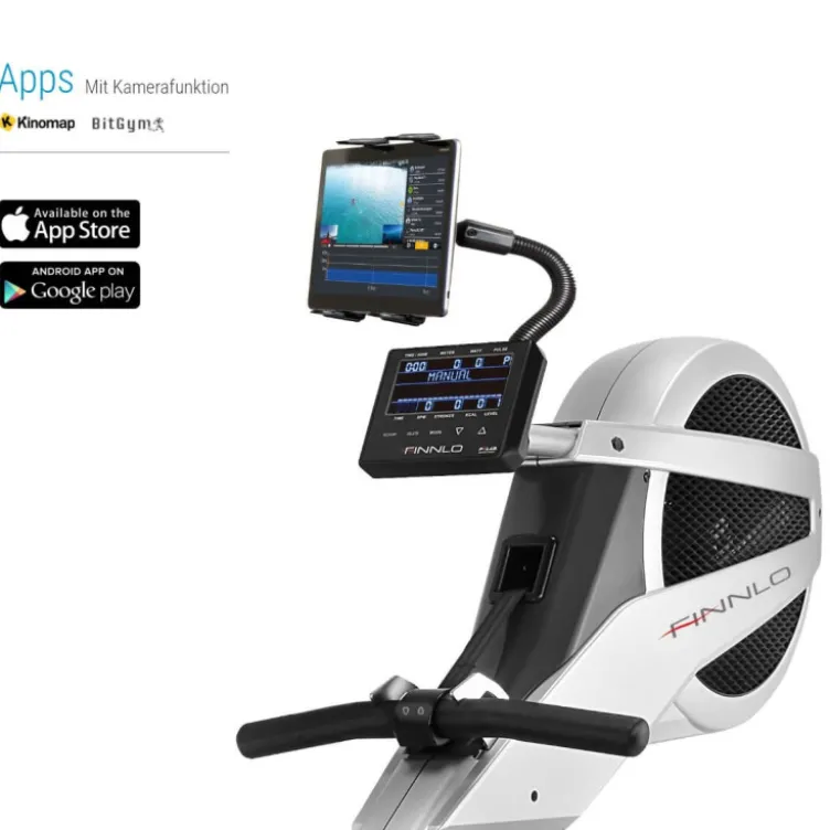 Rameur pour homegym compact avec écran LCD - Conception confortable