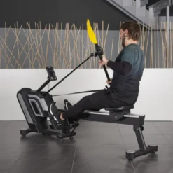 Rameur professionnel pour entraînement d'aviron avec programmes de fitness - Générateur d'énergie intégré