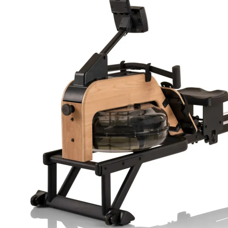 Rameur à résistance hydraulique 14 L doté de 6 niveaux d'intensité - Simulateur d'aviron
