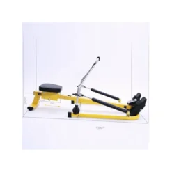 Rameur à résistance hydraulique avec écran LCD pour entraînement en home gym