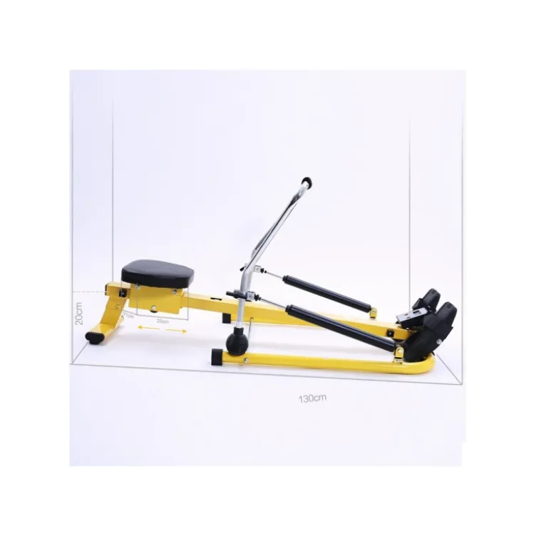 Rameur à résistance hydraulique avec écran LCD pour entraînement en home gym