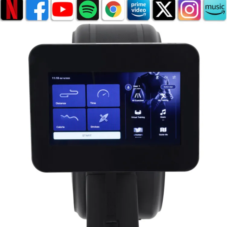 Rameur ZenRow 24 niveaux de résistance aéromagnétique - Rameur pliable et connecté