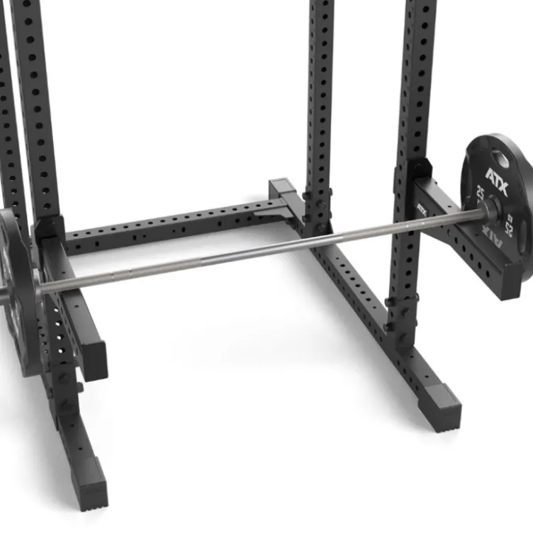 Repose barre de sécurité série 700 avec revêtement en caoutchoucpour rack et cage à squat