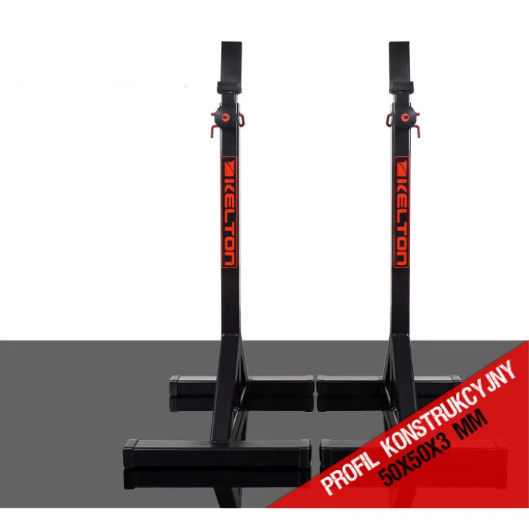 Reposes barres de musculation - Rack à squat de qualité professionnelle pour structures sportives publiques