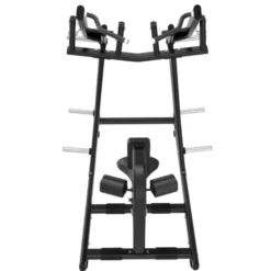 Reverse lat pull down machine Titanium Black Séries BS-PL6 avec prise supination à charge libre - Isolation des muscles du dos