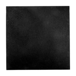 Revêtement de sol en caoutchouc SBR 100 x 100 cm d'épaisseur 4 cm pour salles de musculation