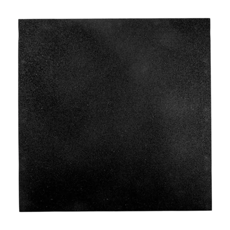 Revêtement de sol en caoutchouc SBR 100 x 100 cm d'épaisseur 4 cm pour salles de musculation
