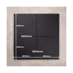 Revêtement de sol 50 x 50 cm ou 100 x 100 cm amortissant imperméable pour salle de sport
