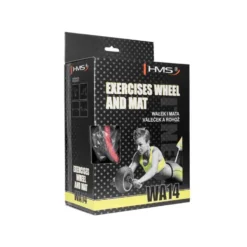 Roue de renforcement pour exercices de musculation du haut du corps avec surfaces antidérapantes - 9 cm de largeur