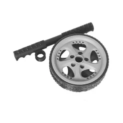 Roue double de renforcement musculaire pour exercices de musculation - Surface antidérapante