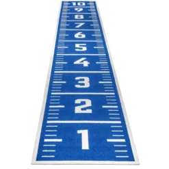 Rouleau de gazon synthétique bleu 10 x 1,3 mètres pour salle de musculation et crosstraining