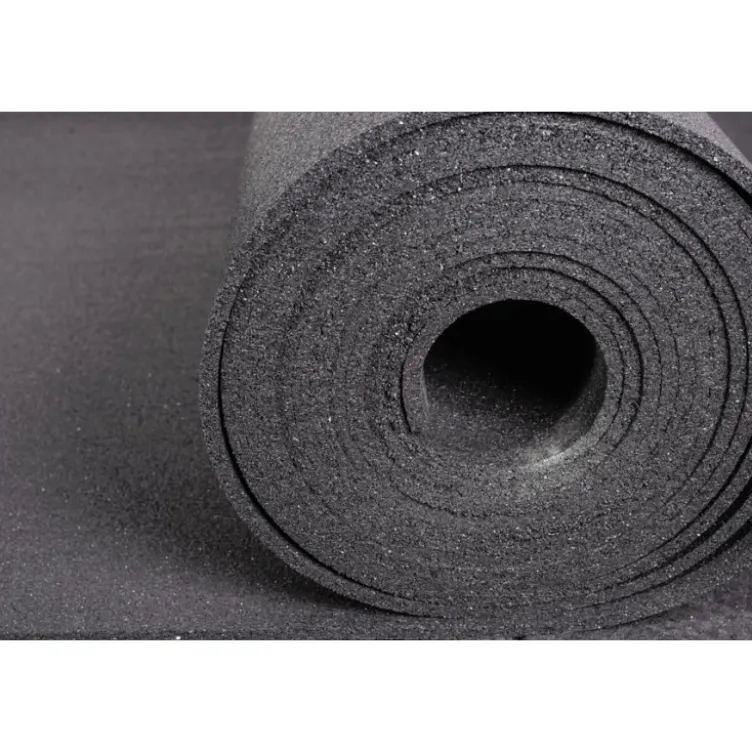 Rouleau de protection caoutchouté pour sol de salles de sport