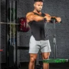 Rouleau pour musculation des avant-bras avec sangle en nylon et mousqueton Wrist Roller
