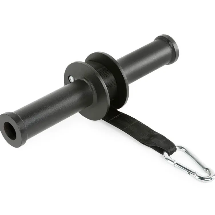Rouleau pour musculation des avant-bras avec sangle en nylon et mousqueton Wrist Roller