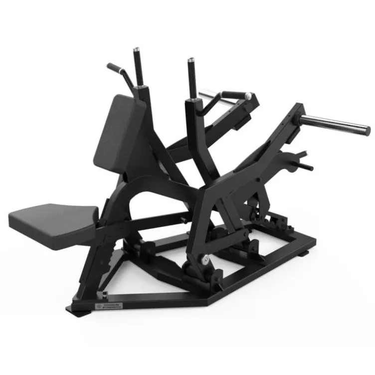 Row machine isolatéral Titanium Strength à hauteur réglable et capacité de charge 250 kg - Élite Séries EL-PL45