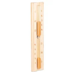 Sablier de sauna en bois avec 3 valeurs de temps - 5 / 10 et 15 minutes